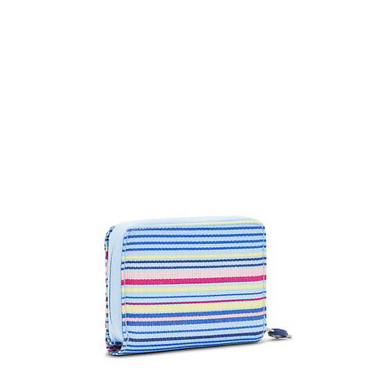 Portefeuilles Kipling Money Love Classiche Printed Small Wallet Bleu | FR 1019LI